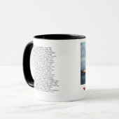 Mug L'Edmund Fitzgerald avec noms d'équipage (Devant gauche)