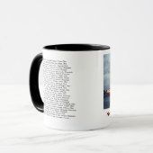 Mug L'Edmund Fitzgerald avec noms d'équipage (Devant gauche)