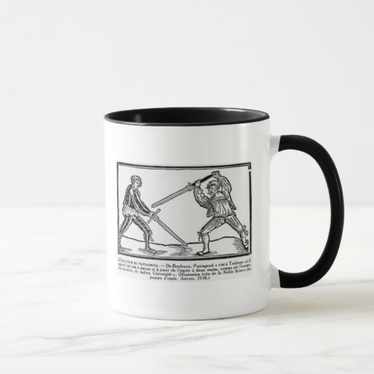 Mug L'éducation de Pantagruel, illustration (Droite)