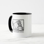 Mug L'éducation de Pantagruel, illustration (Devant gauche)