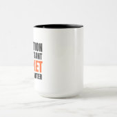 Mug L'éducation est importante Le cricket est importan (Centre)