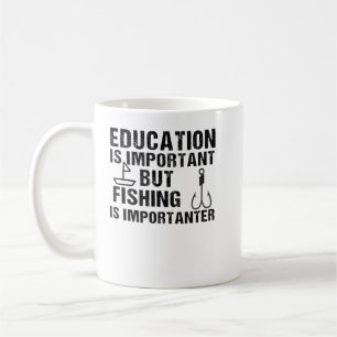 Mug L'Éducation Est Importante, Mais La Pêche Est Impo