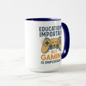 Mug L'éducation est importante mais le jeu est plus im (Devant droit)