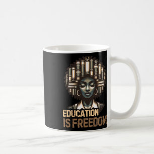 Mug L'éducation est la liberté Mois de l'histoire des