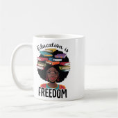 Mug L'éducation est la liberté Professeur Mois de l'hi (Gauche)
