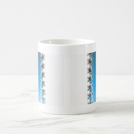 Mug Leenece - Fractal bleu (Centre)