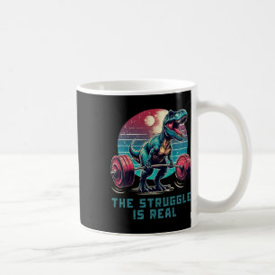 Mug L'effort est vraiment drôle T-rex Gym Workout 