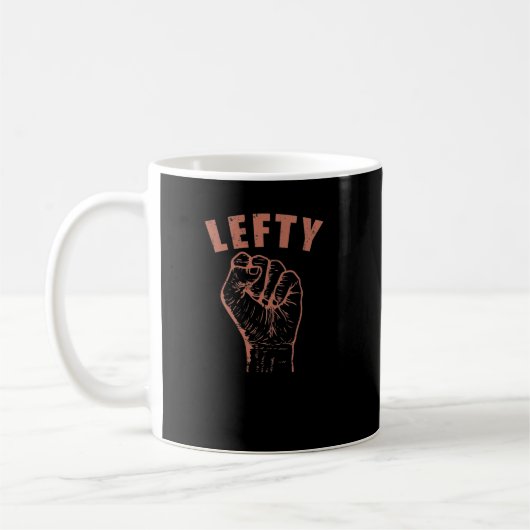 Mug Lefty écrit des problèmes à gauche (Gauche)