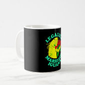 Mug Légaliser le mariage Iguana (Devant gauche)