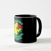 Mug Légaliser le mariage Iguana (Devant droit)
