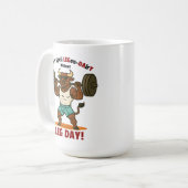 Mug Legen-Dairy Leg Day – Funny Bull Squat Workout (Devant gauche)