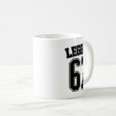 Mug Legend 67 Six Seven Srts Number Varsity Team 67th  (Devant droit)