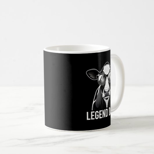 Mug Legend Dairy, Cool Cow With Sungles (Devant droit)