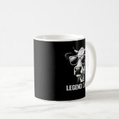 Mug Legend Dairy Funny Farmer Vache Farmer Pun Graphiq (Devant droit)