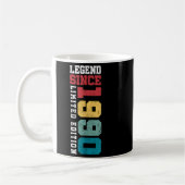 Mug Legend Since 1990 Limited Edition 35 Year Old 35th (Gauche)