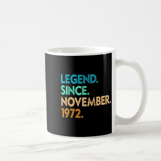 Mug Legend Since November 1972 Apparel (Droite)