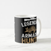 Mug Légendaire Armadillo Hunter Funny Armadillos Haunt (Devant droit)