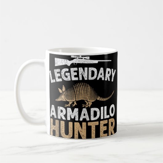 Mug Légendaire Armadillo Hunter Funny Armadillos Haunt (Gauche)