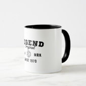 Mug Légendaire depuis 1970 (Devant droit)