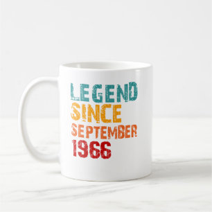Mug Légende 1966 Cadeaux d'anniversaire 60 ans pour ho