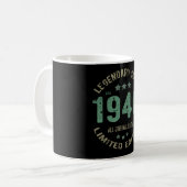 Mug Légende Anniversaire de 75 ans 75e anniversaire (Devant gauche)