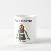 Mug Légende de bit Pixel Monstre Drôle de jeu vidéo ré (Centre)