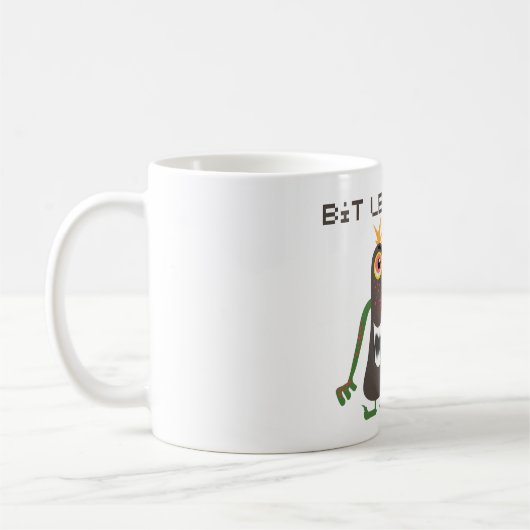 Mug Légende de bit Pixel Monstre Drôle de jeu vidéo ré (Gauche)