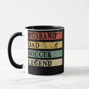 Mug Légende de football pour la fête des pères pour ho