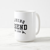 Mug Légende de la pêche établie 2021 (Devant droit)