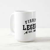 Mug Légende de la pêche établie 2021 (Devant gauche)