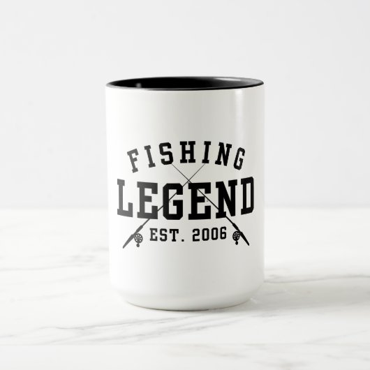 Mug Légende de la pêche établie en 2006 (Centre)