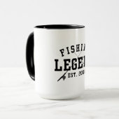 Mug Légende de la pêche établie en 2006 (Devant gauche)