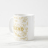 Mug Légende de l'or noir vintage - Retraite (Devant gauche)