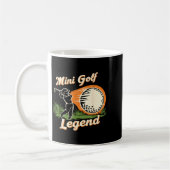 Mug Légende de Mini Golf Drôle de Mini Golf Chamon Vin (Gauche)