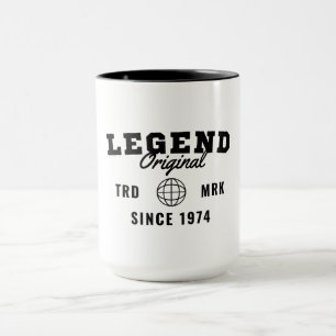 Mug Légende depuis 1974