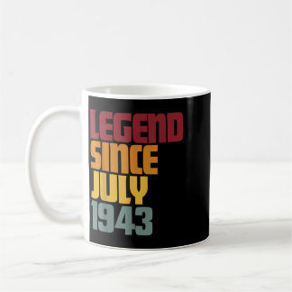 Mug Légende depuis juillet 1943 83e anniversaire 83 an