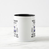 Mug Légende du camping depuis toujours (Centre)
