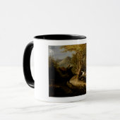 Mug Légende du cavalier sans tête fantôme d'Halloween (Devant gauche)