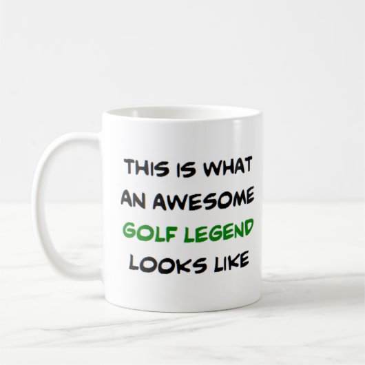 Mug légende du golf, génial (Gauche)