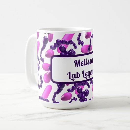 Mug Légende du micro-laboratoire (Devant gauche)