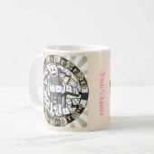 Mug Légende du Singe Chaussette Domino (Devant gauche)