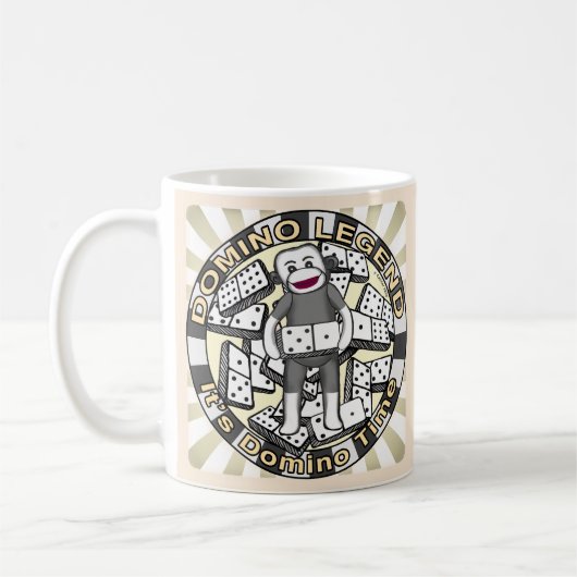 Mug Légende du Singe Chaussette Domino (Gauche)