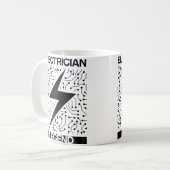 Mug Légende Électricien Électro Ouvrier Voltage Base (Devant gauche)