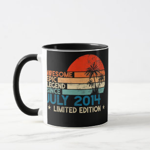 Mug Légende épique géniale depuis juillet 2014 Vintage