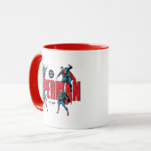 Mug Légendes de Superman pour toujours Graphique (Devant gauche)