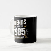 Mug Legends Are Born in 1985 - Premium Birthday Gift (Devant gauche)