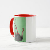Mug Leggings rayés d'autruche (Devant gauche)