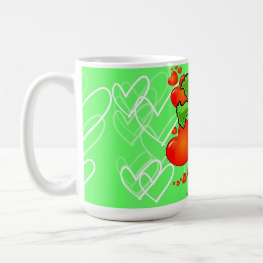 Mug Légumes amoureux, mule (Gauche)