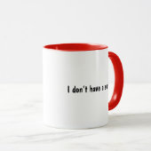 Mug Légumes amusants (Devant droit)