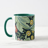 Mug Leicester, motif populaire par William Morris (Gauche)